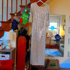 Champagne Sequenced Jessica Howe Dress